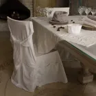 Husa de scaun eleganta pentru living din bumbac colorat cu spatar - Filippa Viadurini