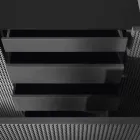 Comoda cu două uși negre cu 2 usi si sertar smulgere Flora Viadurini