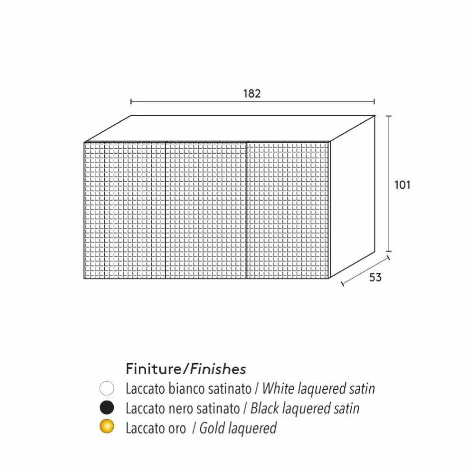 Comoda cu două uși negre cu 2 usi si sertar smulgere Flora Viadurini