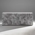 Bufet cu 3 uși și 3 rafturi interioare din lemn și MDF - Pesci Viadurini