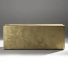 Bufet cu 3 uși și 3 rafturi interioare din lemn și MDF - Pesci Viadurini