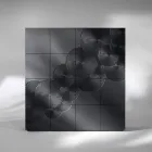 Bufetă cu 8 uși cu design modern Ardesia, alb, negru sau auriu Viadurini