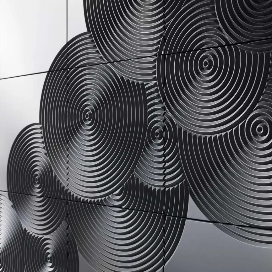 Bufetă cu 8 uși cu design modern Ardesia, alb, negru sau auriu Viadurini