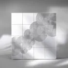 Bufetă cu 8 uși cu design modern Ardesia, alb, negru sau auriu Viadurini