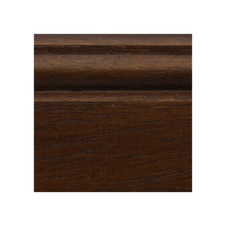 Bufetă clasică din lemn de Tanganyika cu 6 sertare și 2 uși Made in Italy - Bragi Viadurini