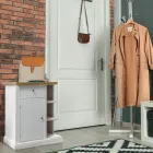 Bufetă cu 1 Ușă, 1 Sertar și 3 Compartimente Deschise Made in Italy - Hoder Viadurini