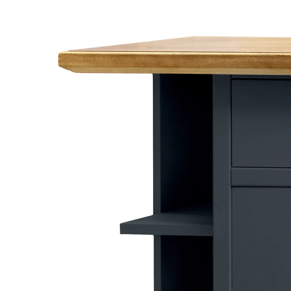 Bufetă cu 1 Ușă, 1 Sertar și 3 Compartimente Deschise Made in Italy - Hoder Viadurini