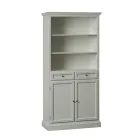 Bufetă cu 2 Uși, 2 Sertare și 2 Rafturi Deschise Made in Italy - Camene Viadurini