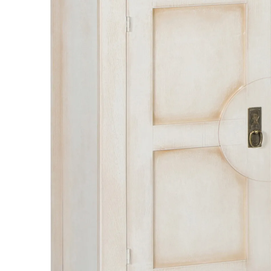 Bufetă cu 2 uși și 2 sertare în diferite finisaje Made in Italy - Hanuman Viadurini