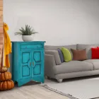 Bufetă cu 2 uși și 2 sertare în diferite finisaje Made in Italy - Hanuman Viadurini