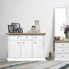 Bufetă cu Structură din Particule de Lemn Furnir Fabricat în Italia - Odino Viadurini