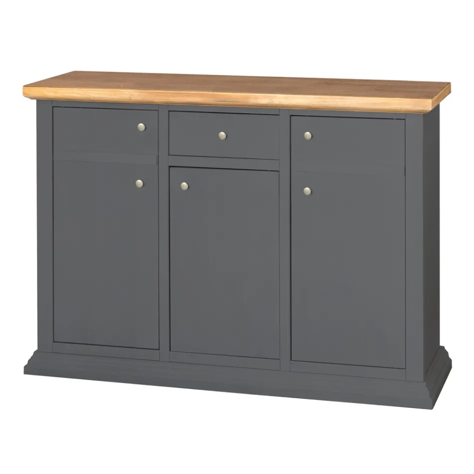 Bufetă cu Structură din Particule de Lemn Furnir Fabricat în Italia - Odino Viadurini