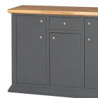 Bufetă cu Structură din Particule de Lemn Furnir Fabricat în Italia - Odino Viadurini