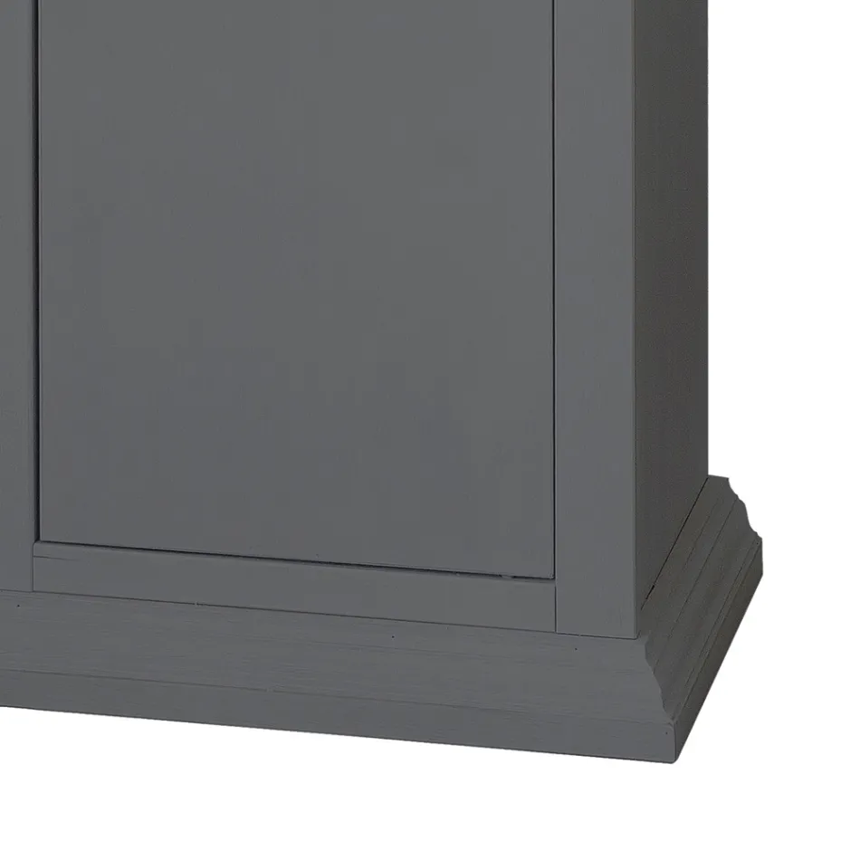 Bufetă cu Structură din Particule de Lemn Furnir Fabricat în Italia - Odino Viadurini