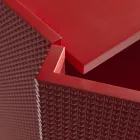 Bufet de living cu 2 uși, finisaj diamantat, fabricat în Italia - Sagittario Viadurini