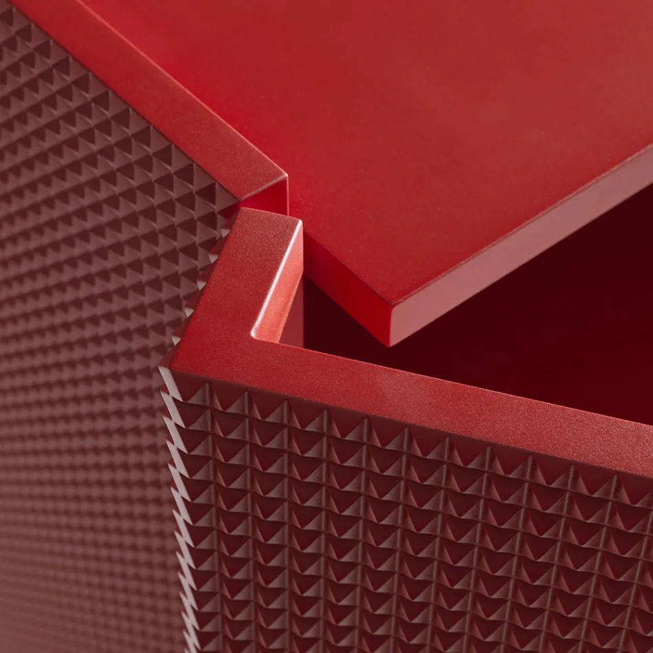 Bufet de living cu 2 uși, finisaj diamantat, fabricat în Italia - Sagittario Viadurini