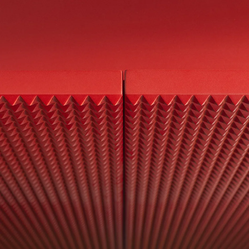 Bufet de living cu 2 uși, finisaj diamantat, fabricat în Italia - Sagittario Viadurini