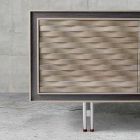 Credința de design modern din lemn masiv, L192 x D 50 cm, Teresa Viadurini