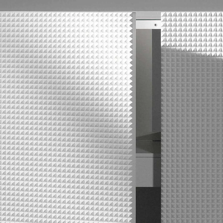 sideboard Design cu 2 usi model alb, negru sau auriu Flora Viadurini