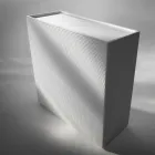 sideboard Design cu 2 usi model alb, negru sau auriu Flora Viadurini