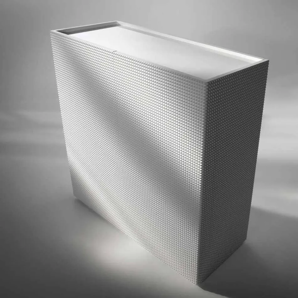 sideboard Design cu 2 usi model alb, negru sau auriu Flora Viadurini