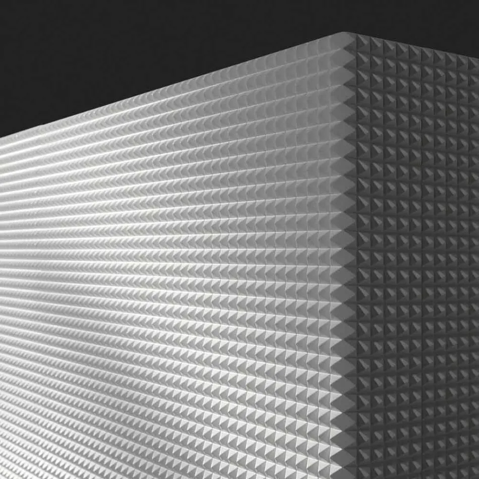 sideboard Design cu 2 usi model alb, negru sau auriu Flora Viadurini