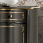 Bufetă de lux cu 3 uși și 3 sertare din lemn Made in Italy - Leonor Viadurini