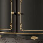 Bufetă de lux cu 3 uși și 3 sertare din lemn Made in Italy - Leonor Viadurini