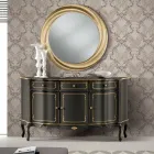 Bufetă de lux cu 3 uși și 3 sertare din lemn Made in Italy - Leonor Viadurini