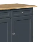 Bufetă din lemn cu 2 sertare și 2 uși Made in Italy - Uller Viadurini