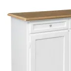 Bufetă din lemn cu 2 sertare și 2 uși Made in Italy - Uller Viadurini