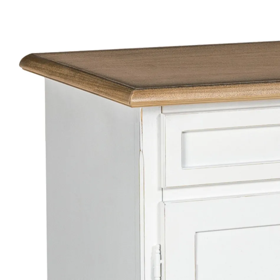 Bufetă din lemn cu 3 sertare și 3 uși Made in Italy - Uller Viadurini