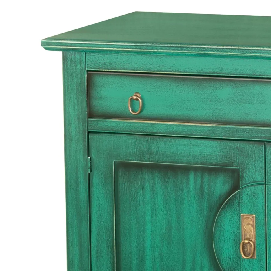 Bufetă din lemn cu diferite finisaje Made in Italy - Ashvin Viadurini