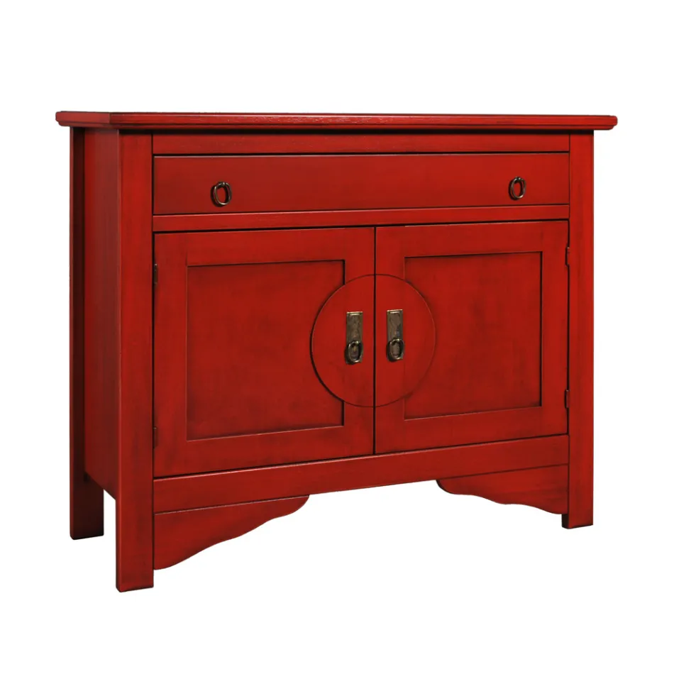 Bufetă din lemn cu diferite finisaje Made in Italy - Ashvin Viadurini