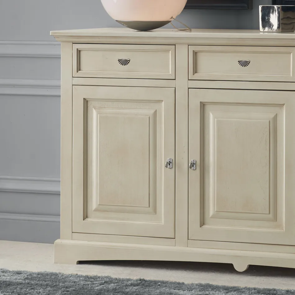 Bufeta din lemn cu diferite finisaje Made in Italy - Magni Viadurini