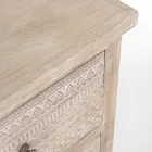 Buffet din lemn de mango cu decorațiuni incrustate manual - Zotto Viadurini