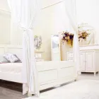 Buffet în stil rustic din lemn masiv de mango vopsit în alb - Renga Viadurini