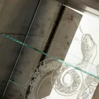 servantă Contemporan cu 2 usi din lemn masiv si Joy din piele anilina Viadurini