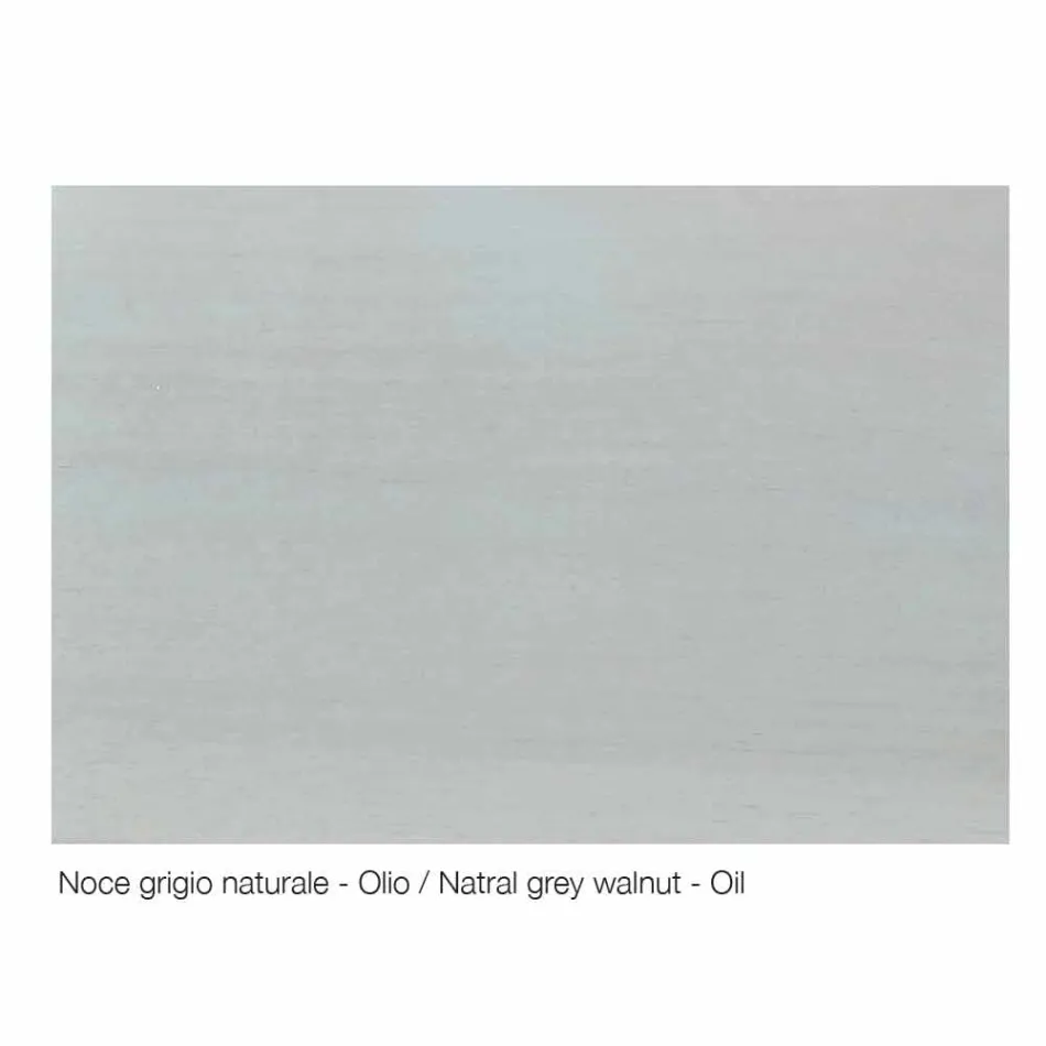 sideboard contemporan cu 3 usi nuc natural, L 215 x W 50 cm, Flora Viadurini