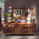 servantă Contemporan cu 4 usi din lemn de abanos lustruit Ada 2 Viadurini