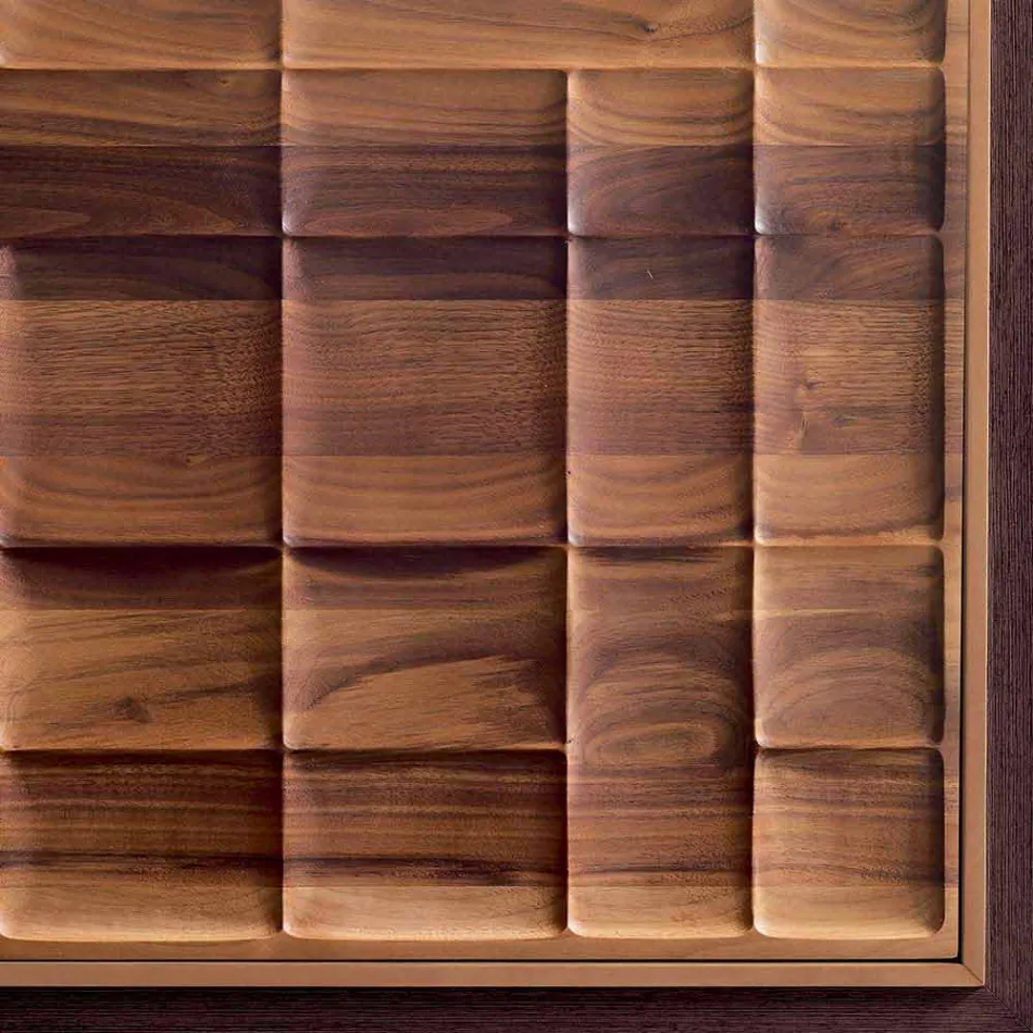 Dulăpior Design modern cu 3 usi din lemn masiv Anna Viadurini