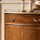 Bufetă clasică de living Avio Blue sau lemn de nuc Made in Italy - Chantilly Viadurini