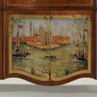 Bufetă de lux pentru sufragerie din lemn clasic Made in Italy - Caligola Viadurini