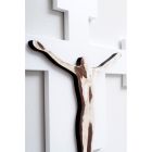 Crucifix al Mântuitorului Gravat Laser Fabricat în Italia - Glora Viadurini