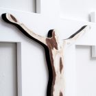 Crucifix al Mântuitorului Gravat Laser Fabricat în Italia - Glora Viadurini