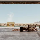 Bucătărie în aer liber 141x70x93 cm din tec solid și aluminiu - Stilosa Viadurini