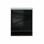 Bucătărie modernă de grădină în aer liber pe roți din lemn și oțel - Buoncalliope Viadurini