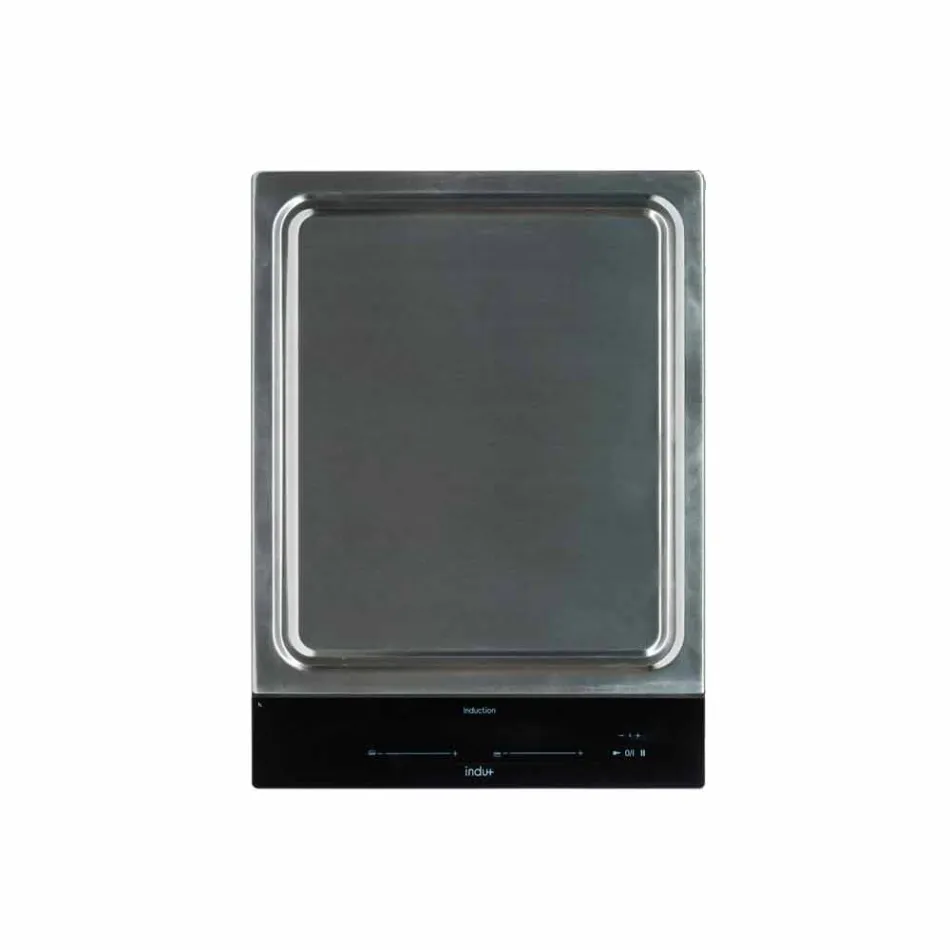 Bucătărie modernă de grădină în aer liber pe roți din lemn și oțel - Buoncalliope Viadurini