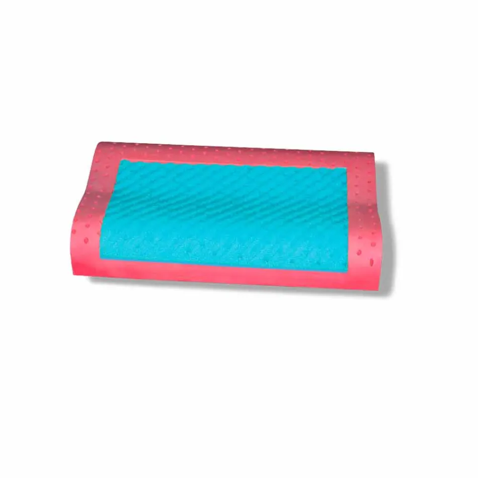 Pernă dublu val în memoria Ginseng și Memory AirSense fabricată în Italia - Thames Viadurini