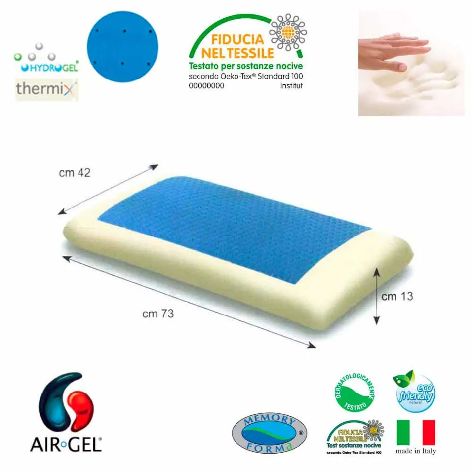 Perna hipoalergenic ultra gel moale Soft Air Made in Italy Viadurini